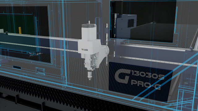 dual-beam, dual-head